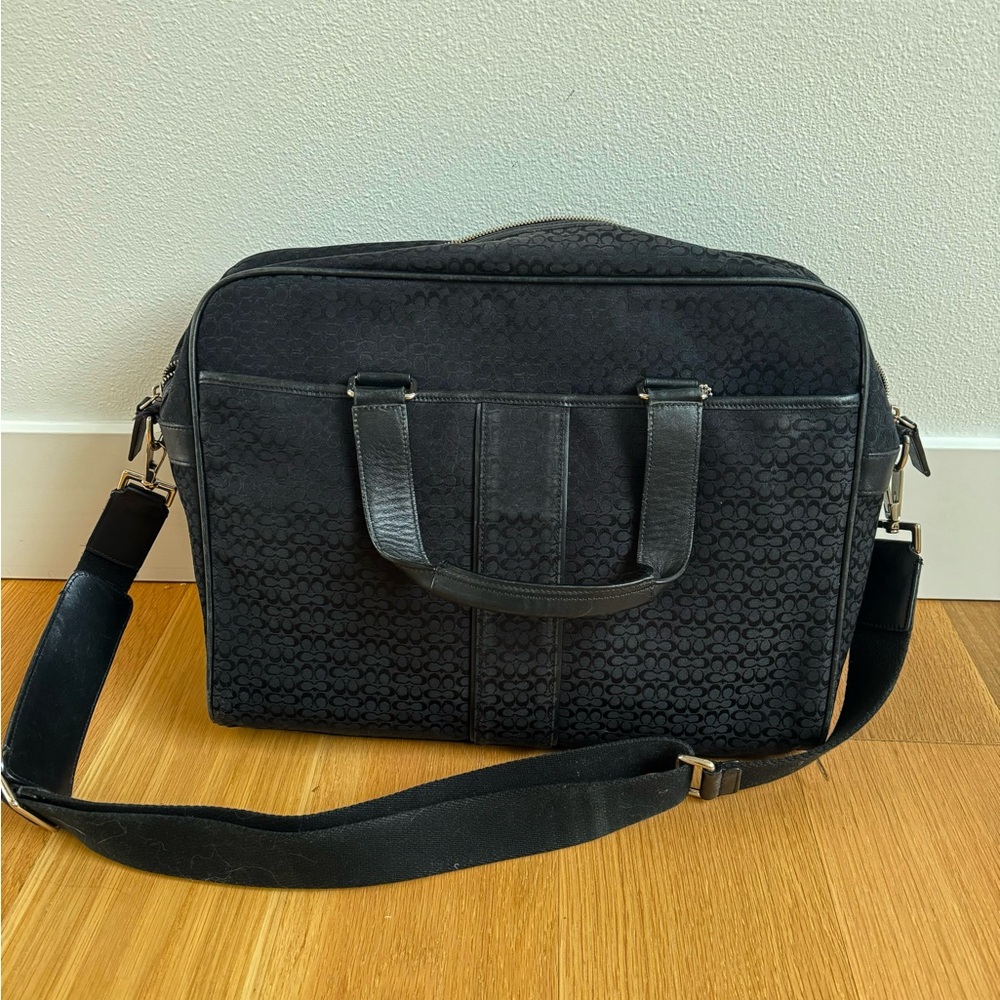 Coach Laptop Bag / Briefcase Black